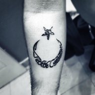 tc dövmesi ay yıldız tattoo