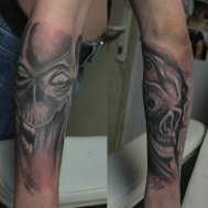 darkside tattoo - kurukafa dövmesi