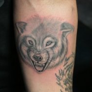 kurt dövmesi - wolf tattoo