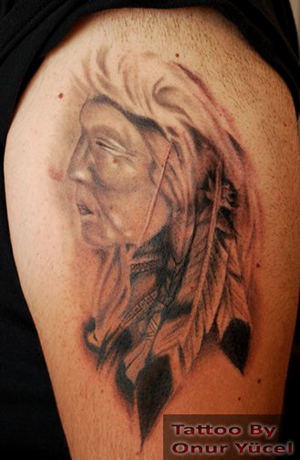 kızılderili dövmesi iyilesmis hali