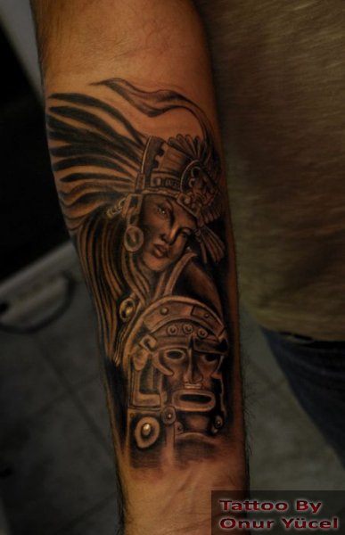 inka kızılderili dövmesi