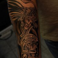 inka kızılderili dövmesi