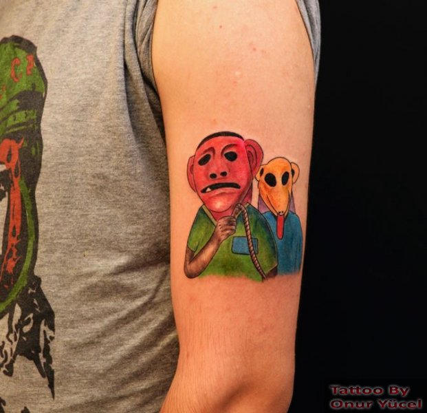 kitap kapağı dövmesi