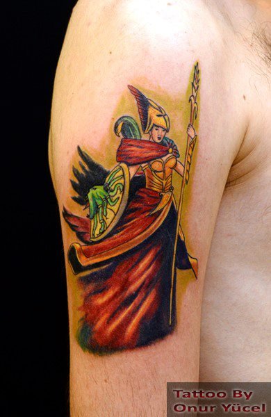 athena iyileşmiş hali - kol dövme modelleri