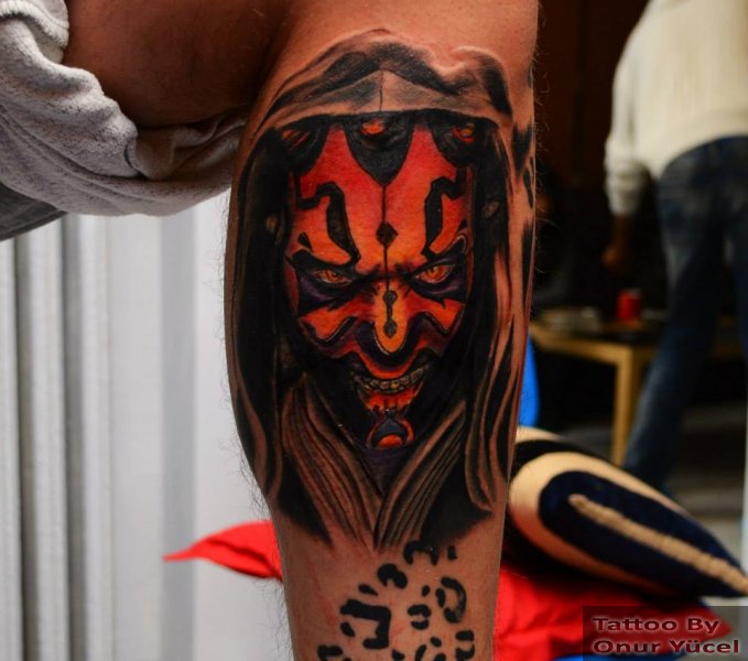 darth maul dövmesi starwars  dövme modelleri desenleri