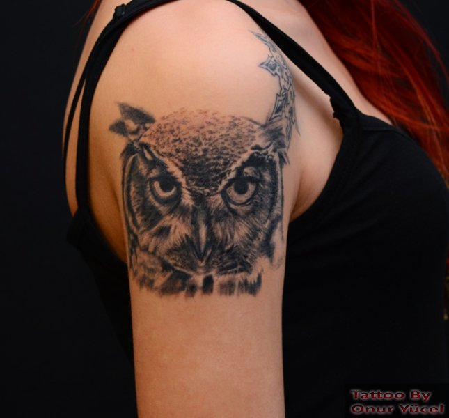 baykuş dövme  dövme modelleri desenleri