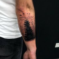 Ağaç orman kapama dövme cover tattoo forest tree ankara