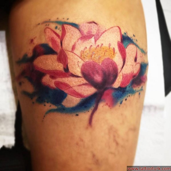 lotus dövmesi lotus tattoo