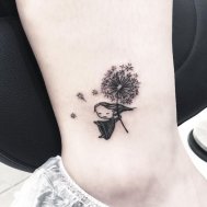 şirin dandelion dövmesi tattoo