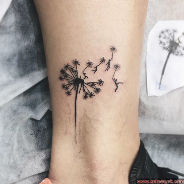 karahindiba dövmesi