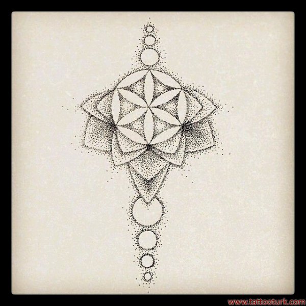 mandala dotwork dövme modelleri dövme desenleri tattoo desing