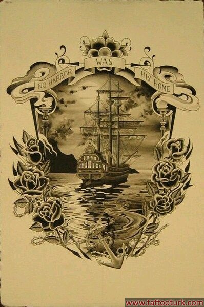 gemi deniz dövme modelleri dövme desenleri tattoo desing