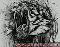 kaplan tiger dövme modelleri dövme desenleri tattoo desing