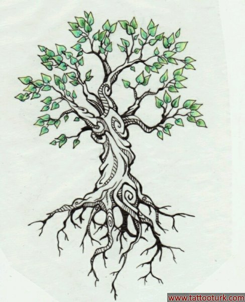 tree agac dövme modelleri dövme desenleri tattoo desing