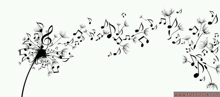 nota muzik dövme modelleri dövme desenleri tattoo desing