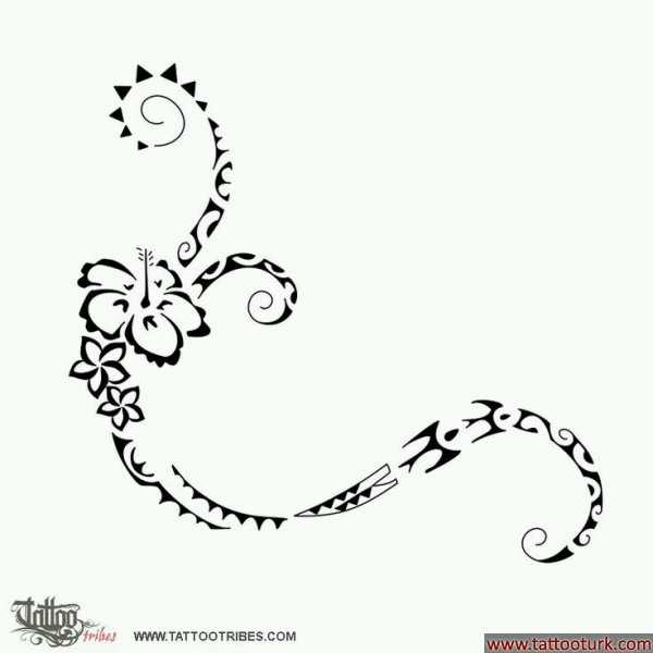 maori flower dövme modelleri dövme desenleri tattoo desing
