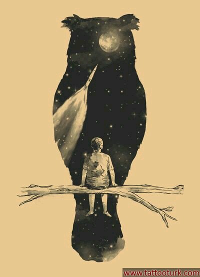 karga  çocuk dövme modelleri dövme desenleri tattoo desing