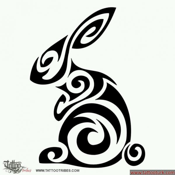 tavşan dövme modelleri dövme desenleri tattoo desing