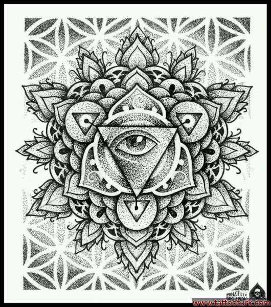 mandala dotwork dövme modelleri dövme desenleri tattoo desing