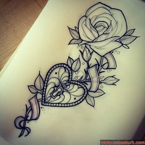 çiçek gül dövme modelleri dövme desenleri tattoo desing