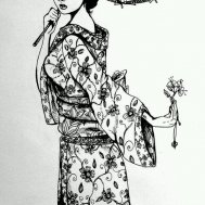 geisha geyşa japon dövme modelleri dövme desenleri tattoo desing