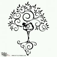 ağaç dans life of tree dövme modelleri dövme desenleri tattoo desing